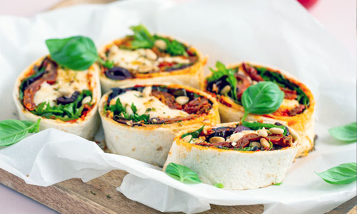 Mediterranean Wrap Plate